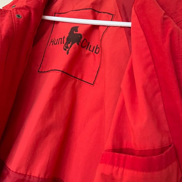Vintage Red Hunt Club Casual Lightweight Fashion Jacket - Men's Large - Picture 6 of 12